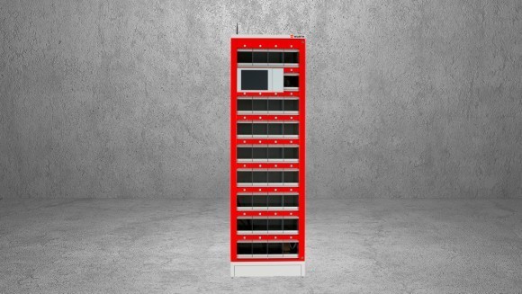 ORSY®mat FP_Flap based vending machine_Würth Industry Japan