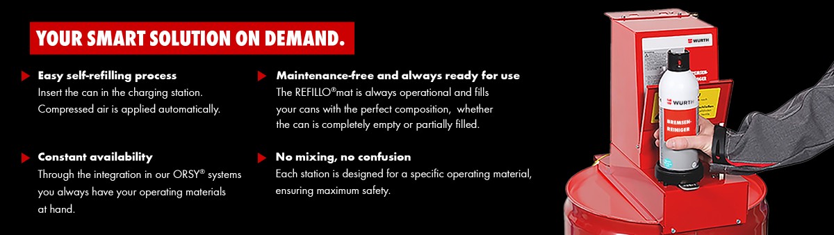Refillo mat_Würth Industry Japan