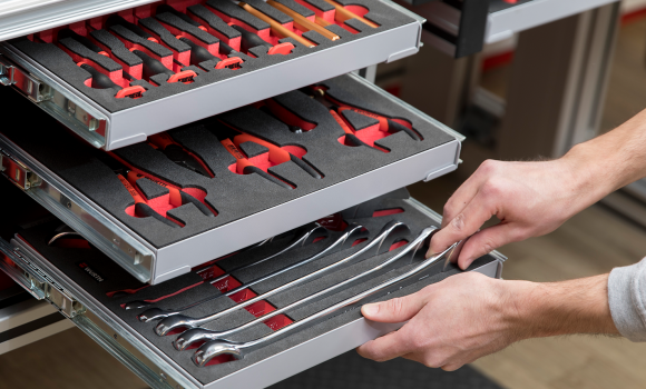 OPT-I-STORE®_Rigid foam inserts_Würth Industry Japan